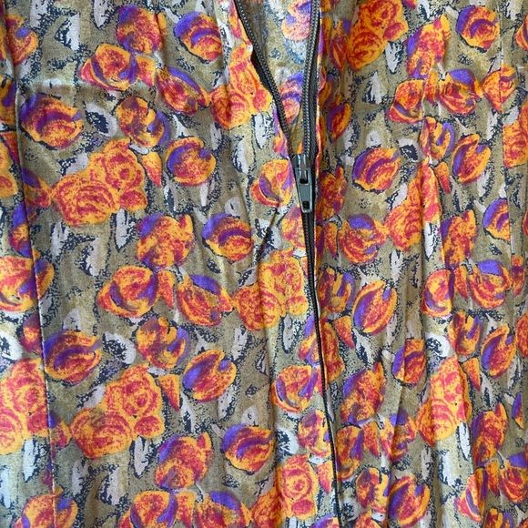 80s Vintage Fantaseas Collection Floral Jumpsuit - Picture 8 of 11